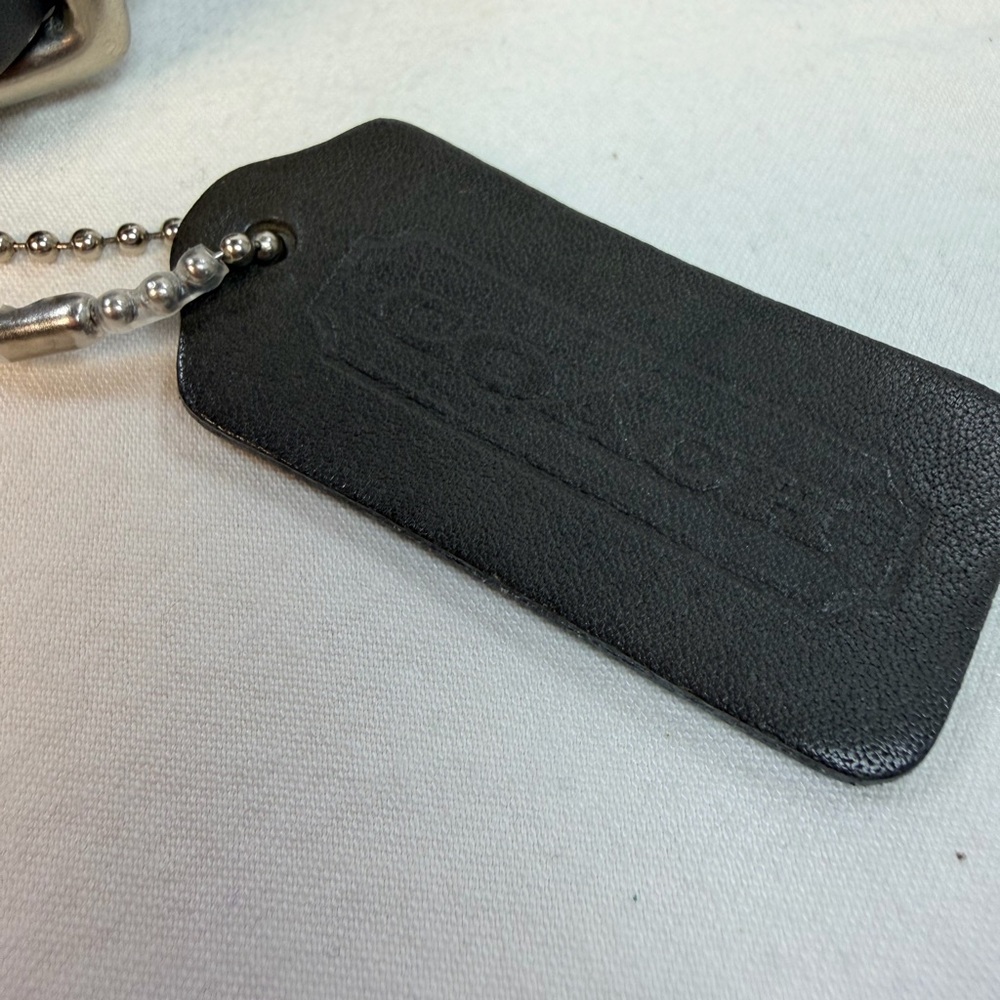 Coach Vintage Legacy Small Zip F9N 9997 Gray Silver Hardware original Hangtag - Picture 9 of 16